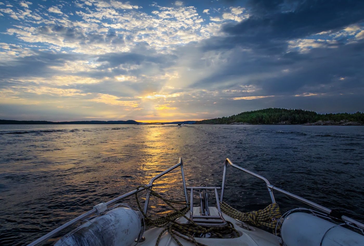 Вечер на Ладоге