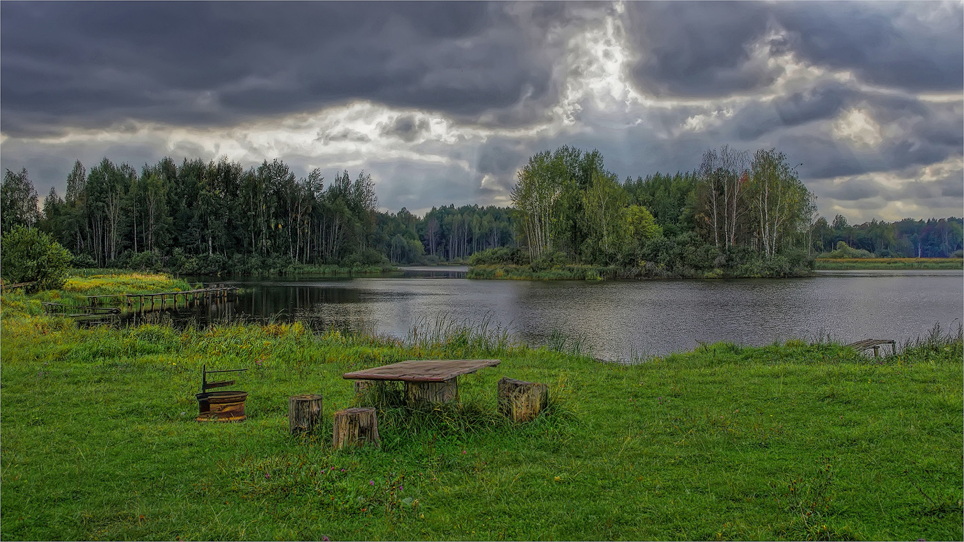 Бивак рыбака