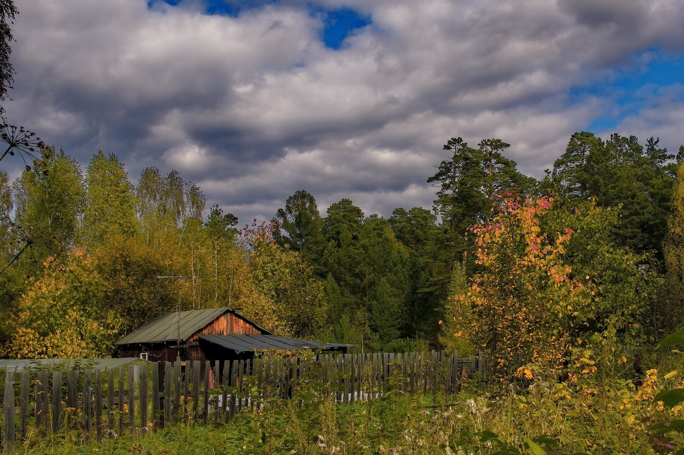 **Осенним днём.*