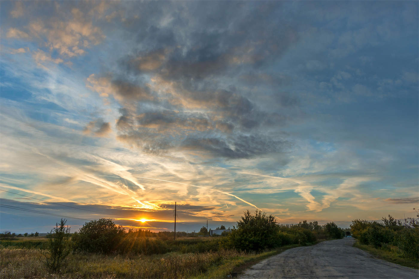 Росписи небес закатных.