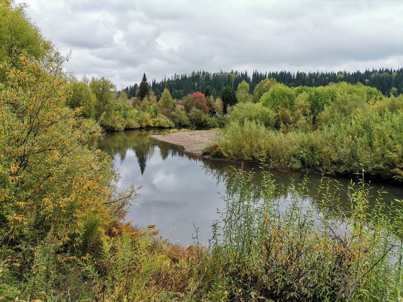 Уж небо осенью дышало....