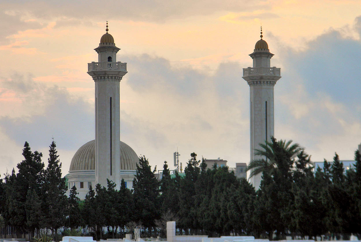 Мечеть в вечернем свете