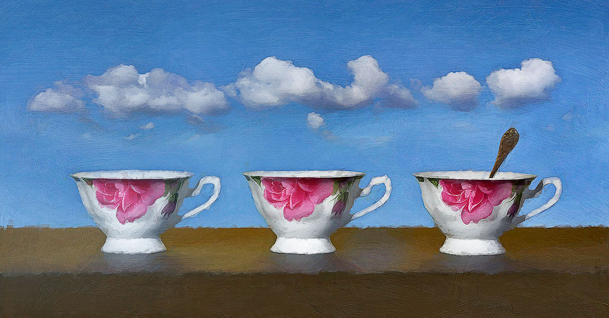 розовое утро