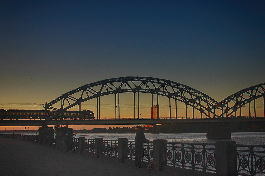 Утро в Риге