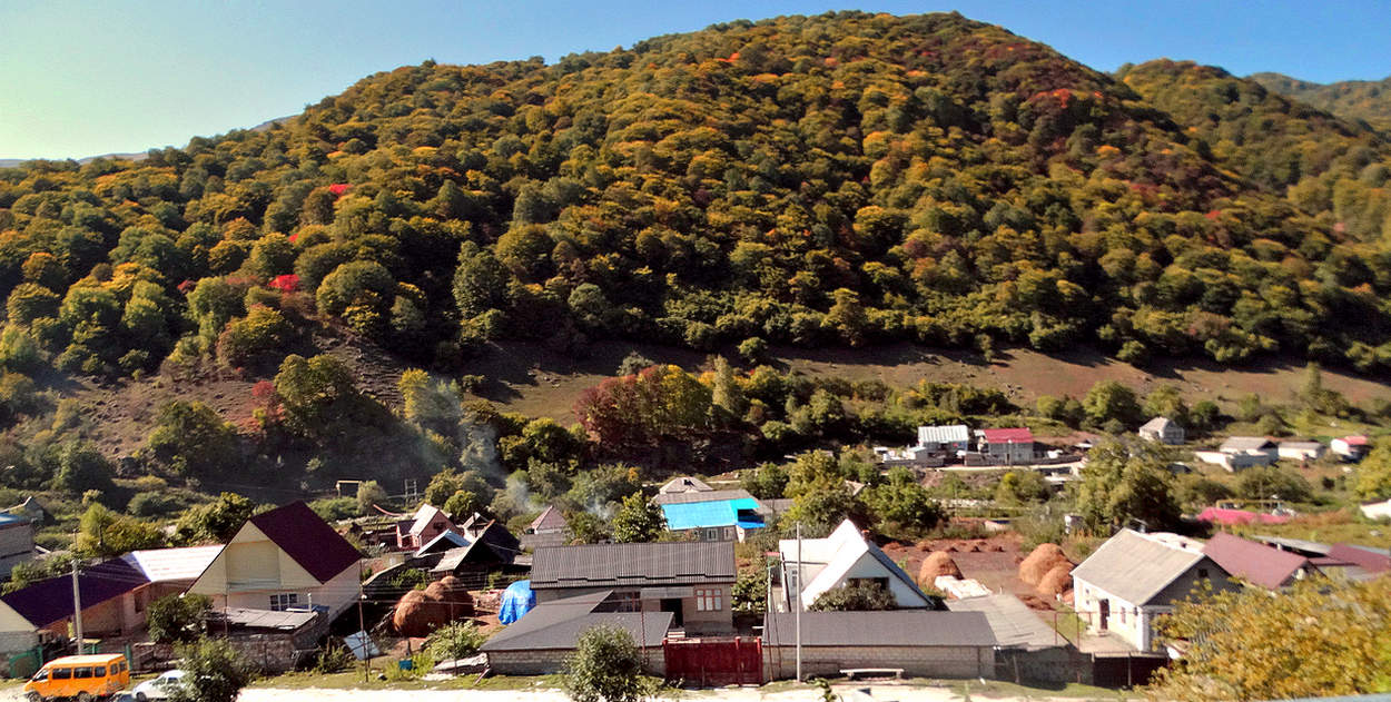 Топится банька осенним днём