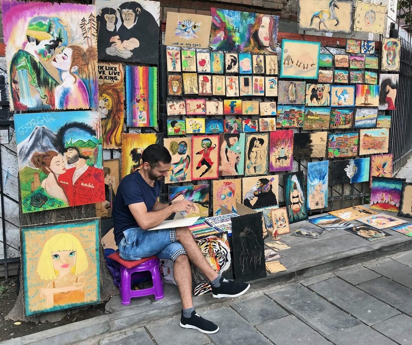 Тбилисский художник