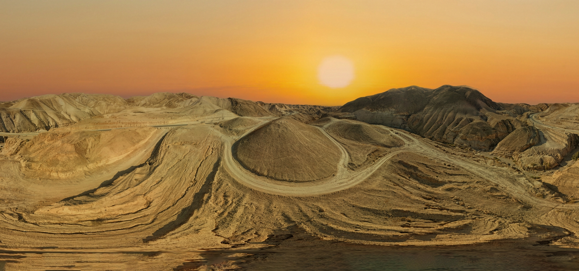 "Марсианские"картинки Иудейской пустыни