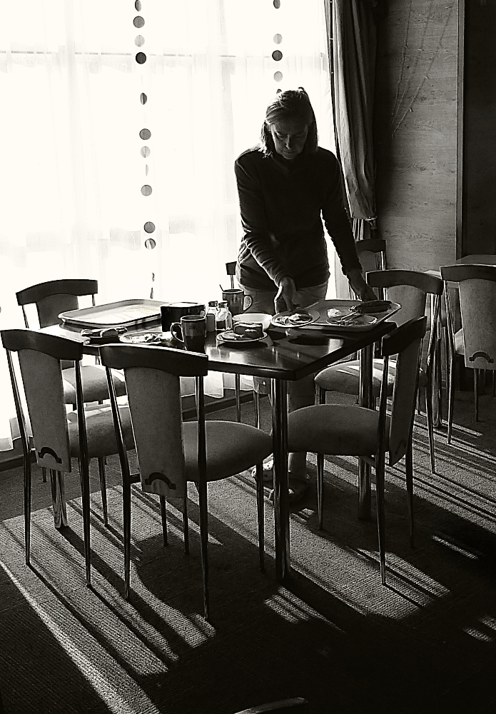 утро в полоску