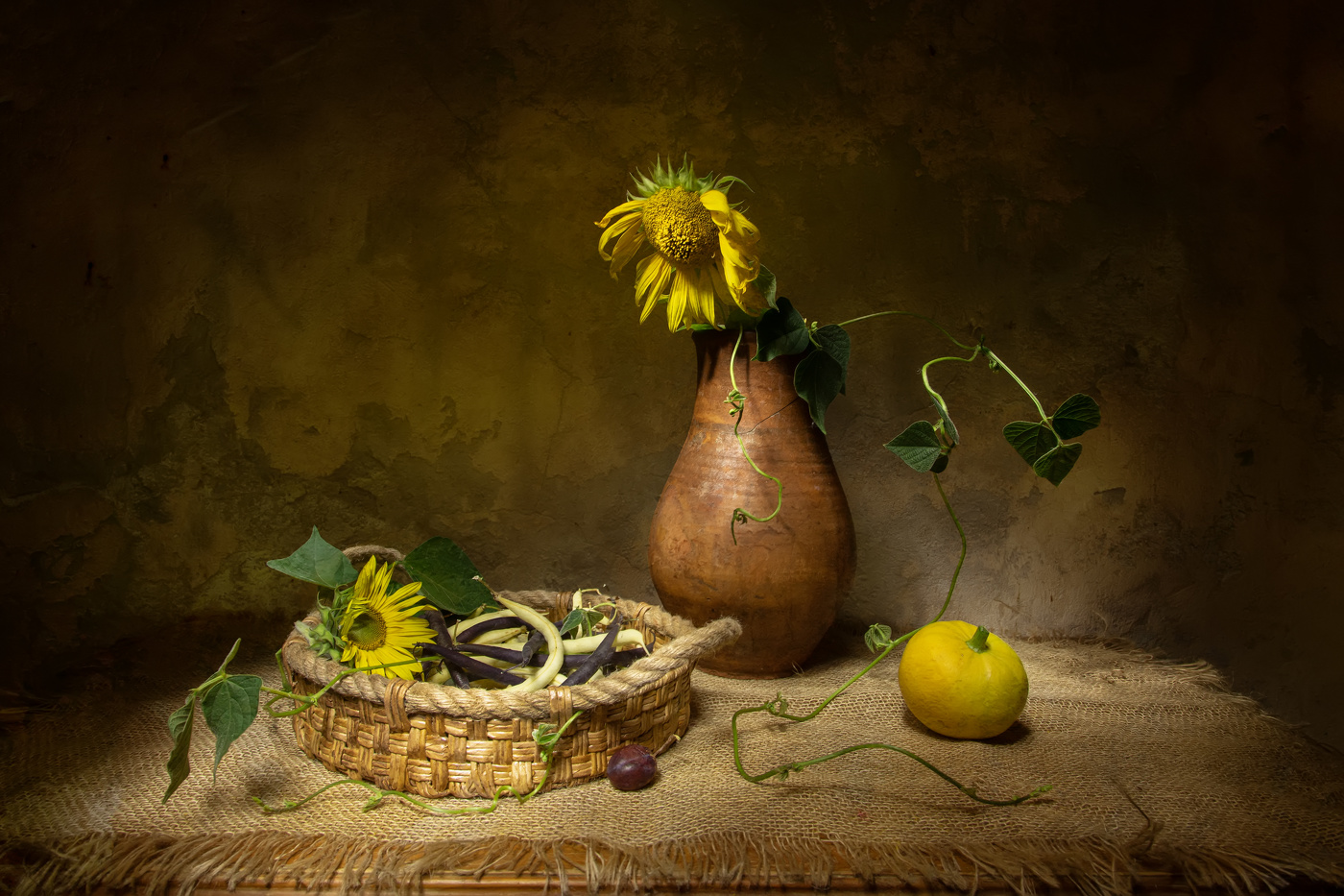 С фасолью...