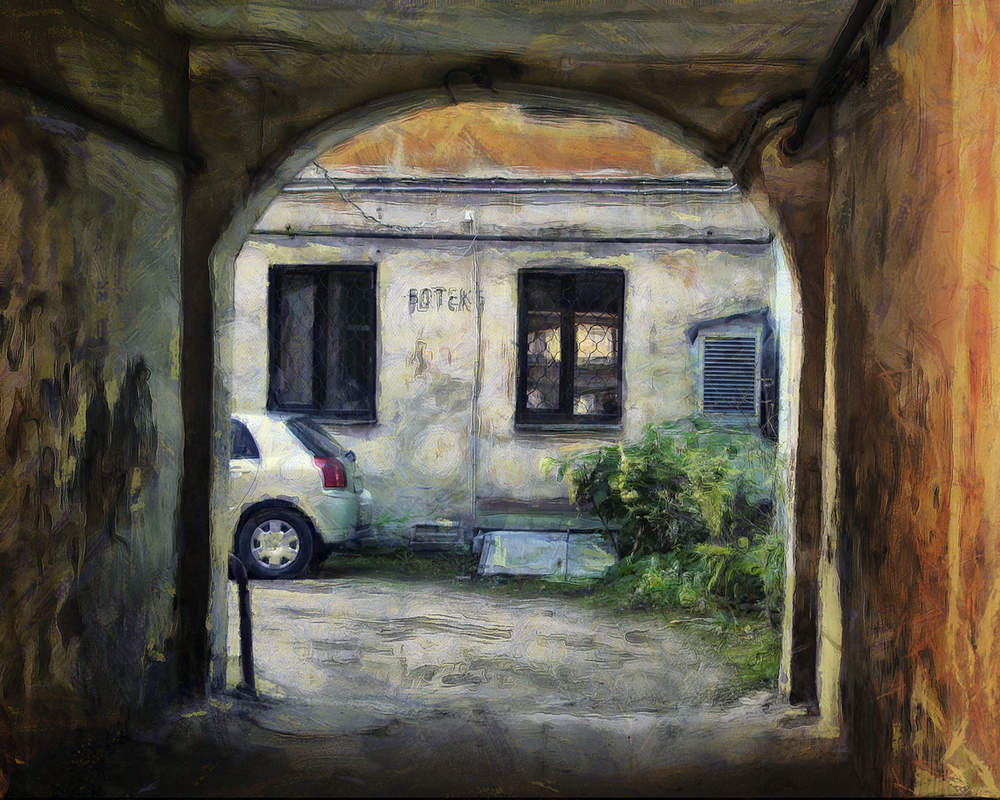 Рижский дворик