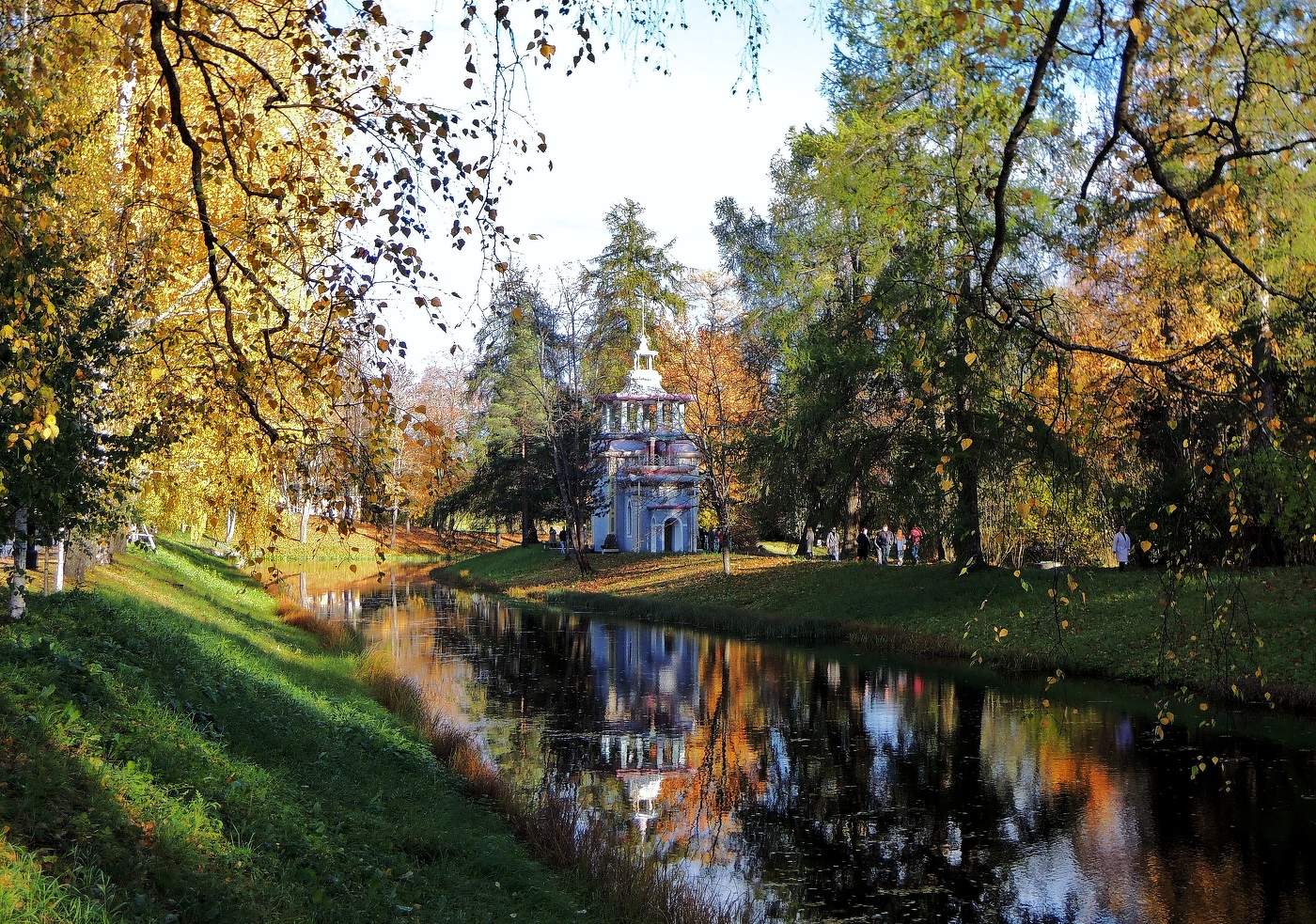 по тропинкам парка