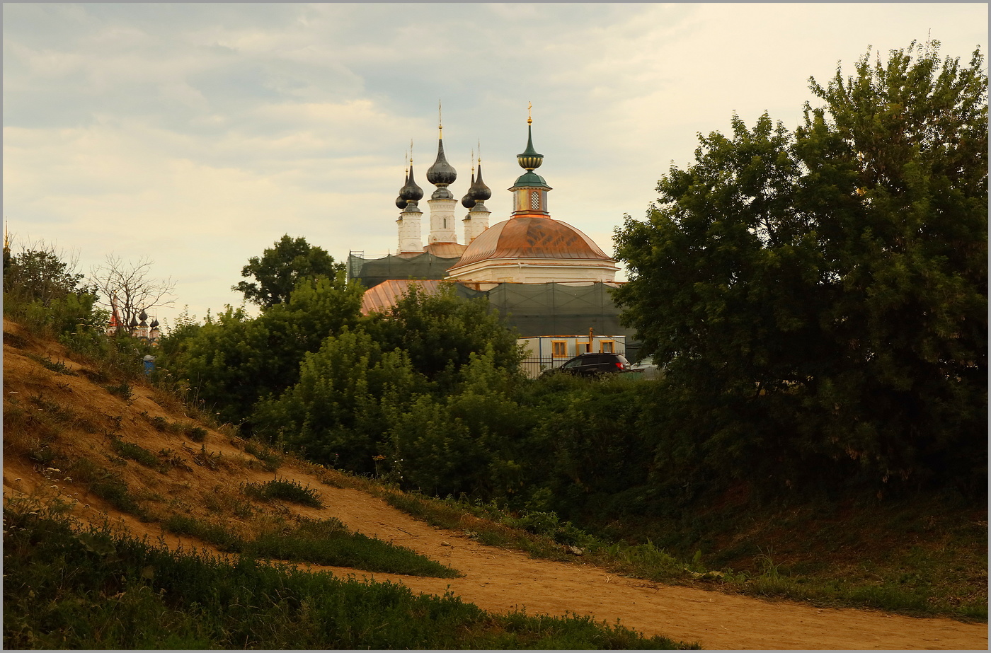 Суздаль. Купола.