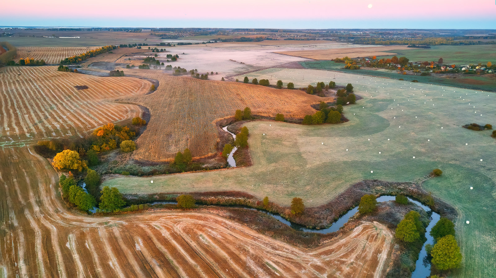 Октябрь. Утро в верховьях Усы