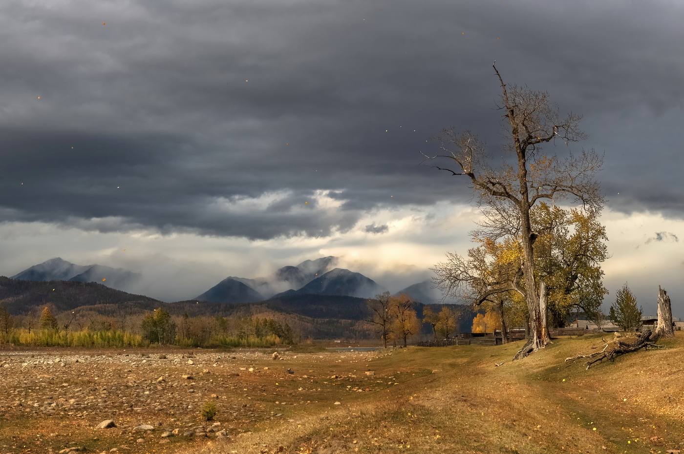 В Саянах непогода