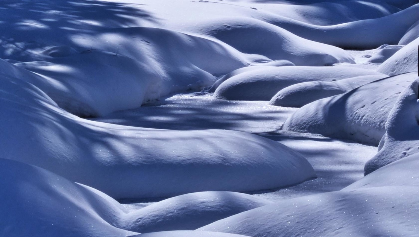 Была зима на речке Кача