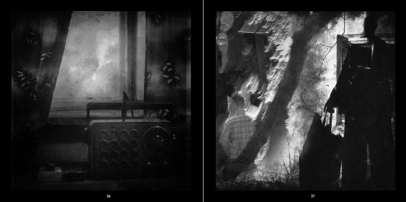 Черный квадрат. Разворот фотокниги.