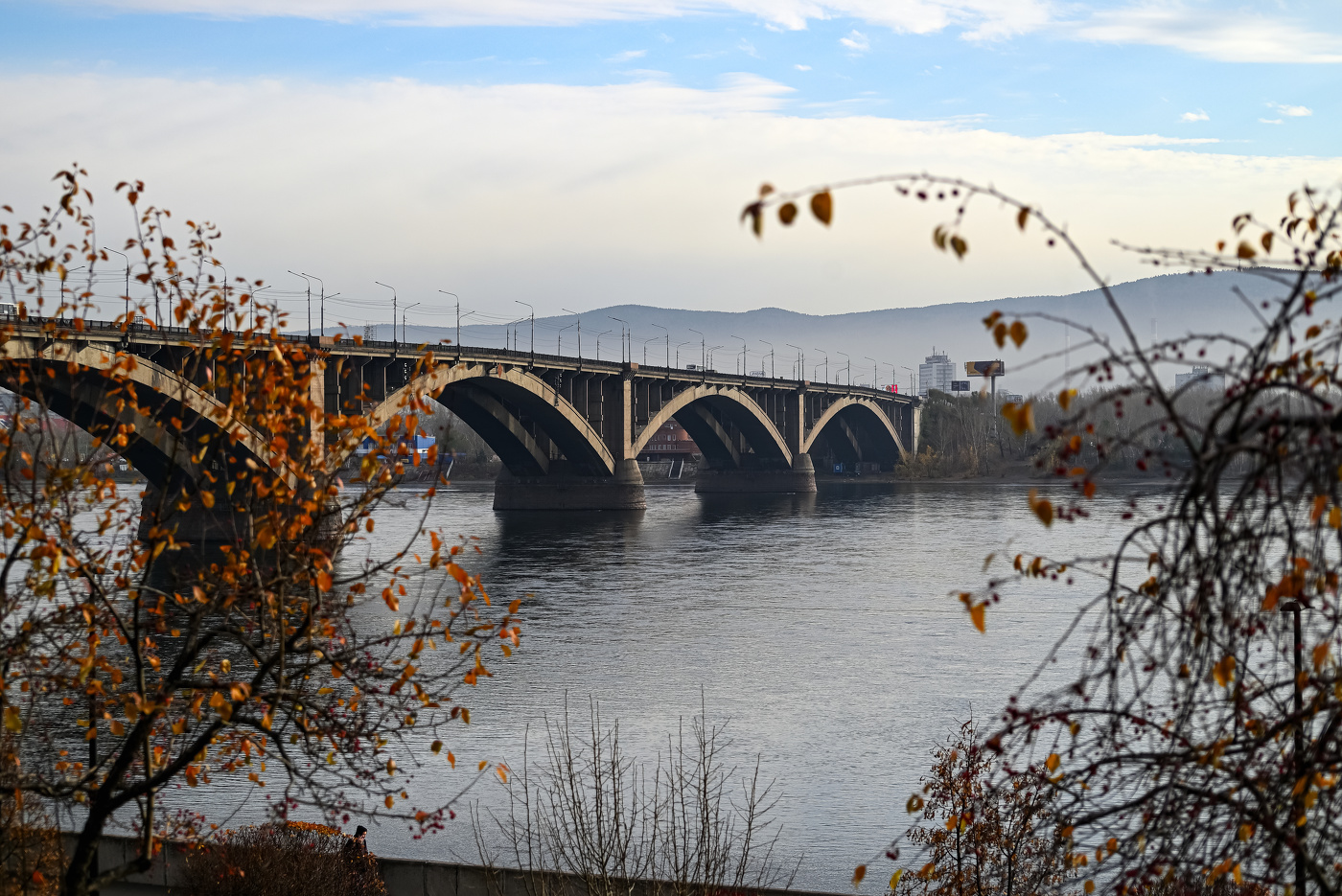 Красноярск. Енисей. Осень.