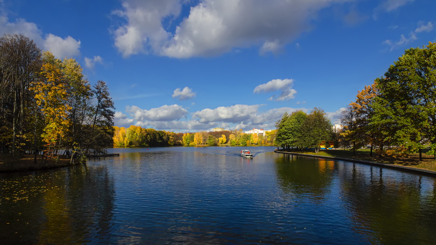 Осень на реке Свислочь