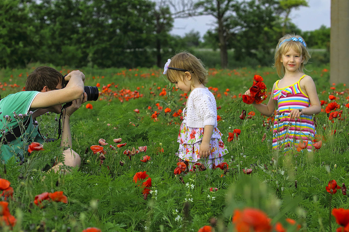Фотосессия в маках