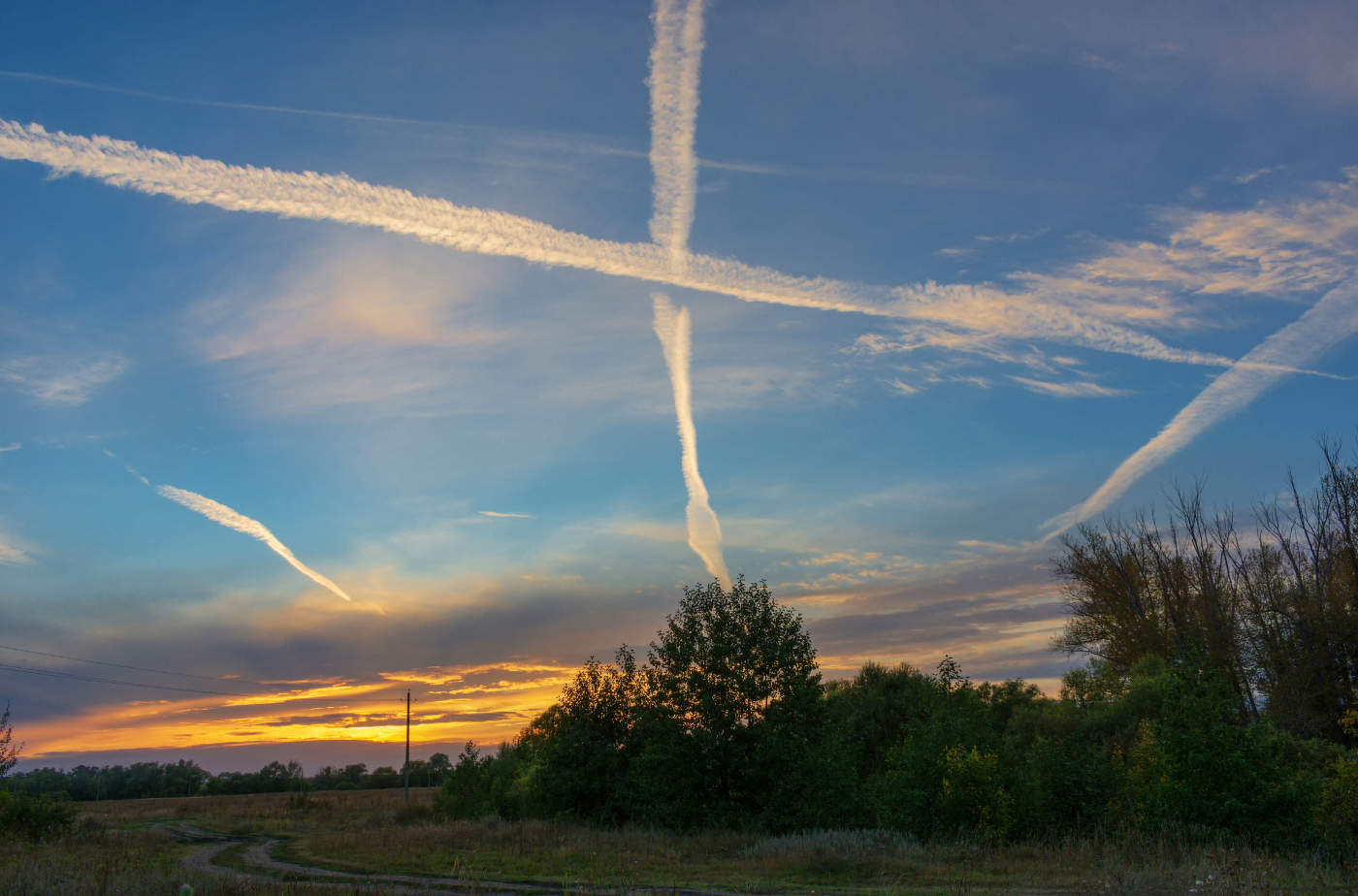 Небо сентябрьское...Вечернее.