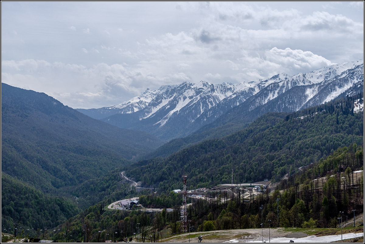 Роза Хутор - окрестности Сочи.