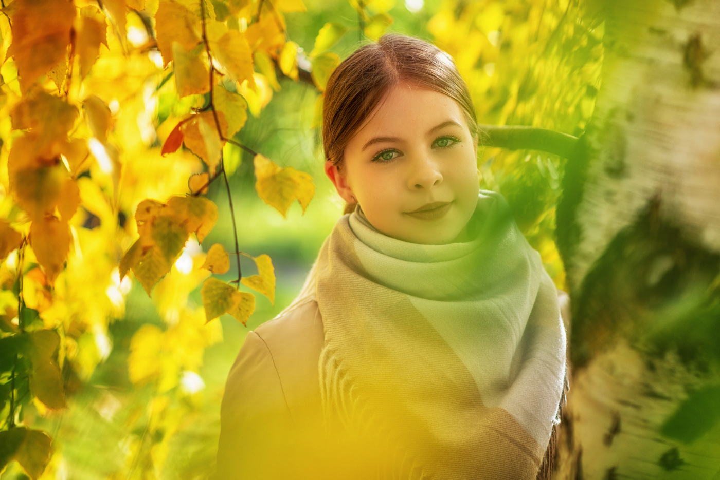 Жёлто-зелёные тона