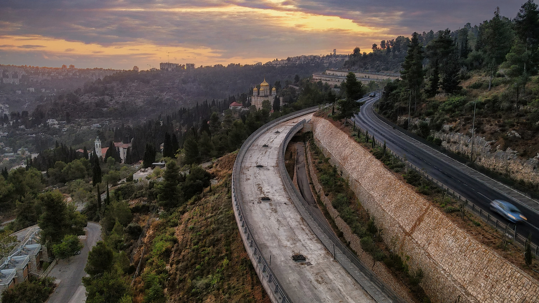Вид на Горненский женский Монастырь Эйн-Керем