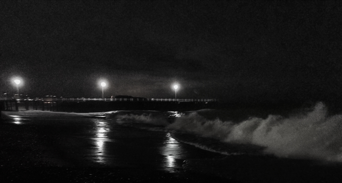 Ночной шторм.