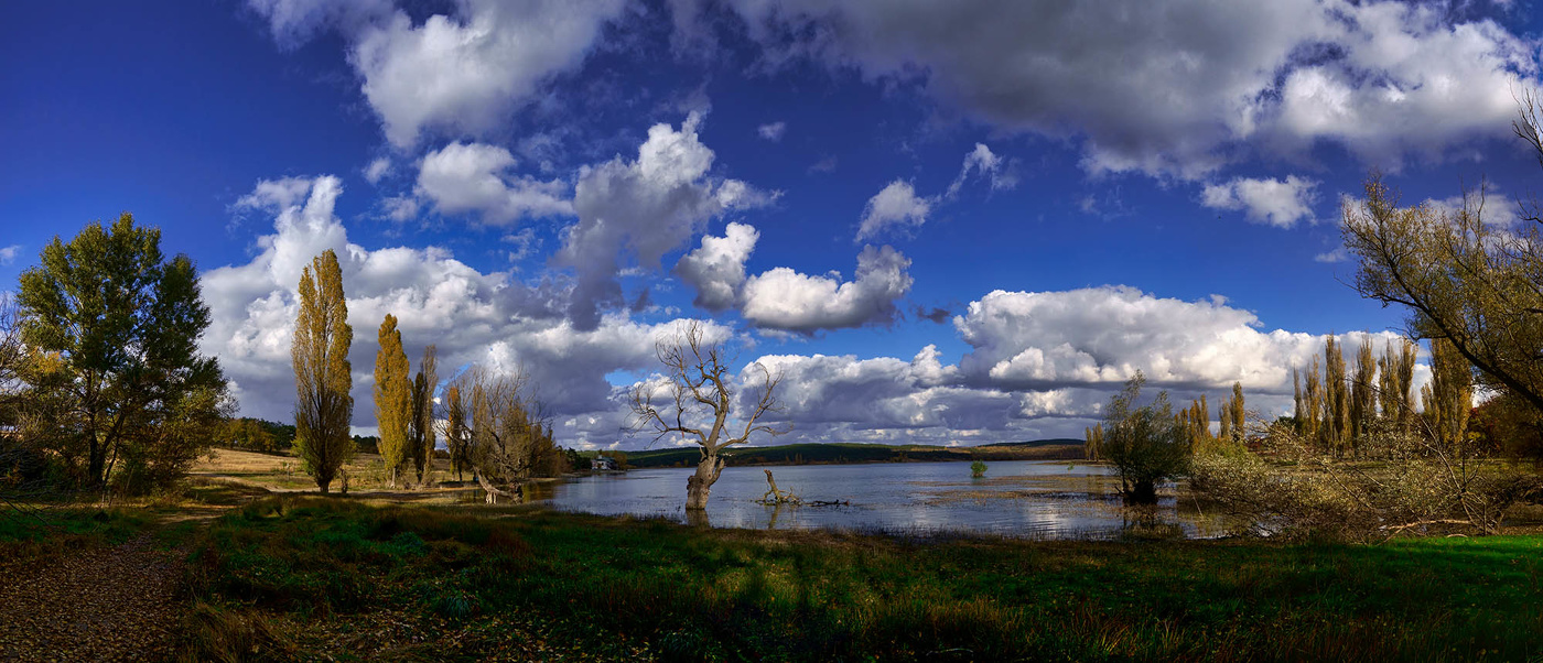 Осень на Симферопольском водохранилище