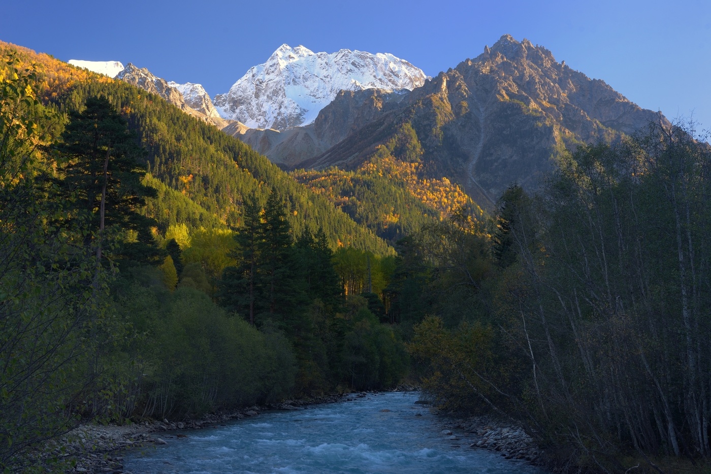 Вечер в горах