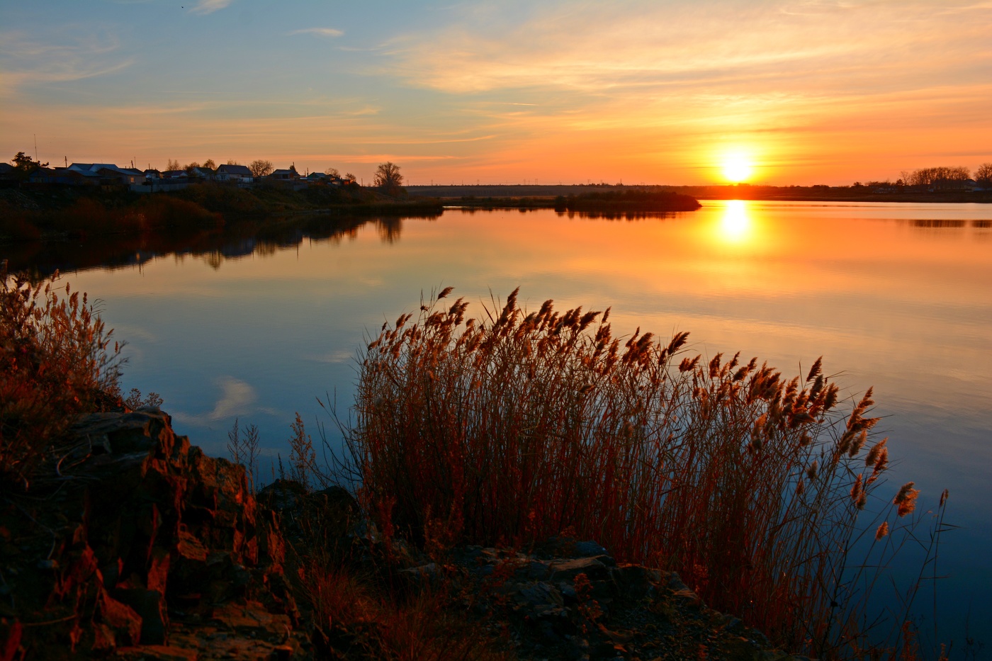 Октябрьский закат.