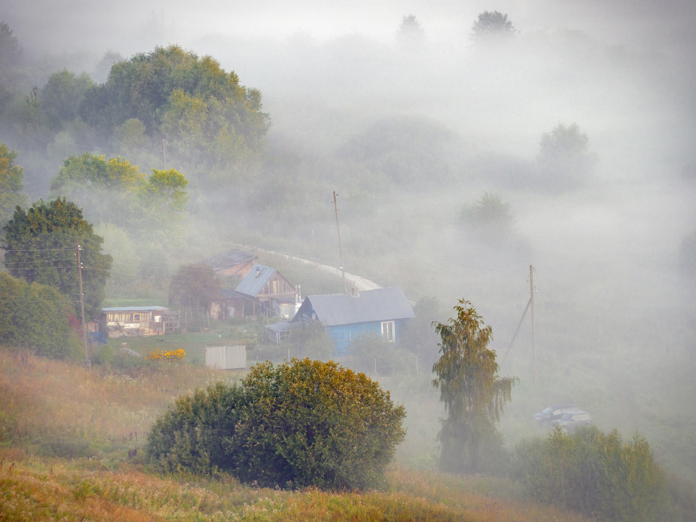 Утро в деревне