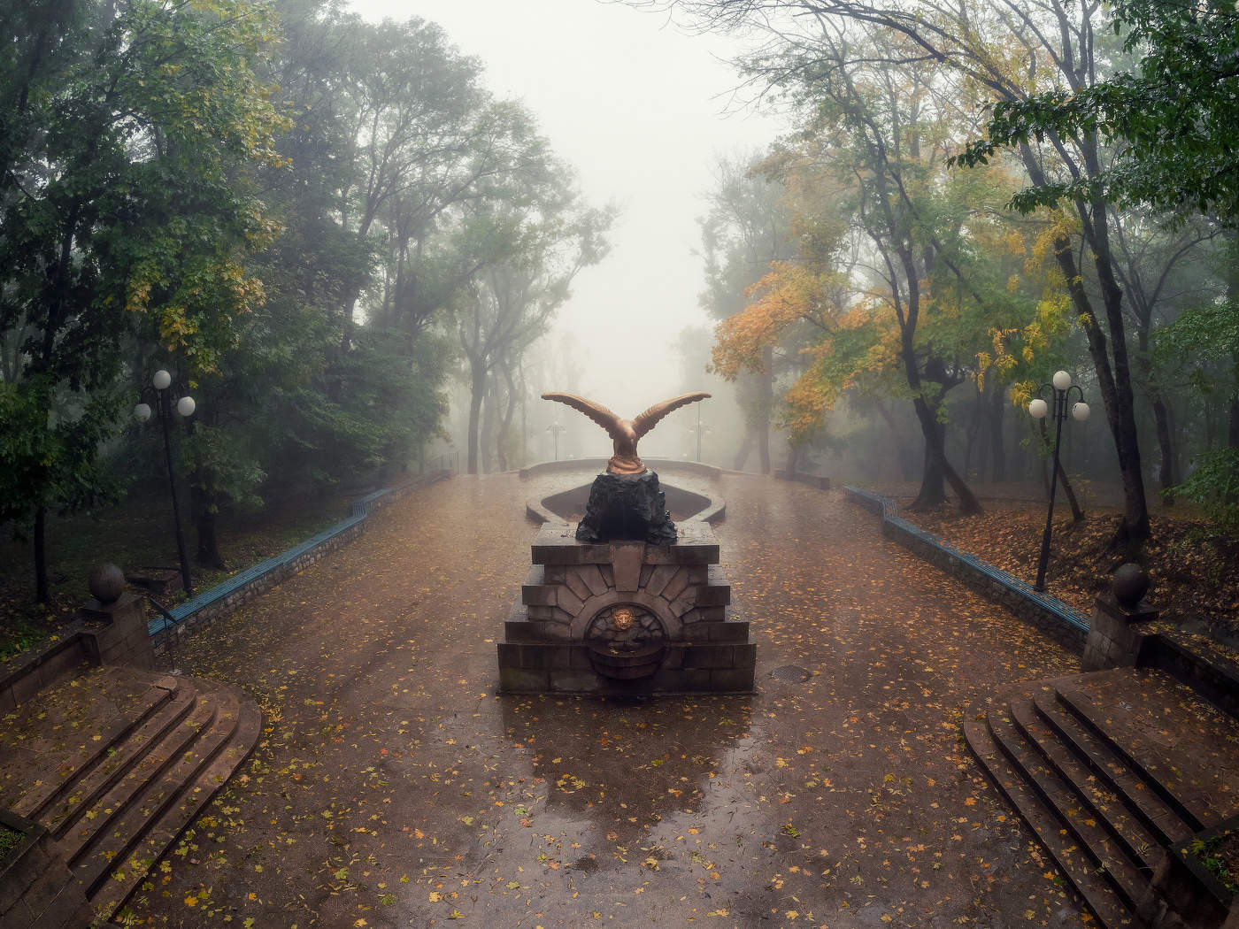 Мистика осеннего парка.