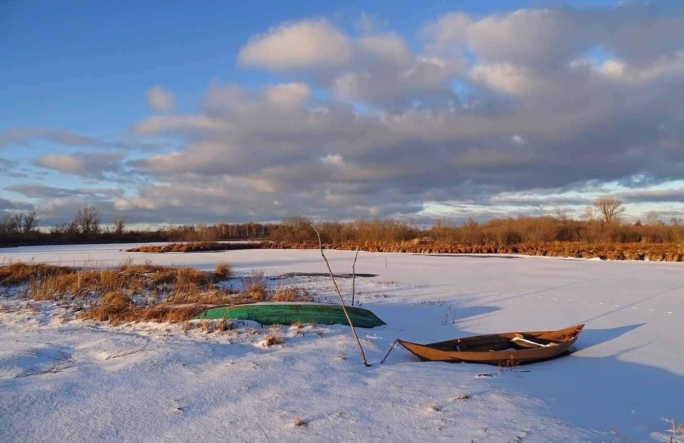 Предзимье, озеро