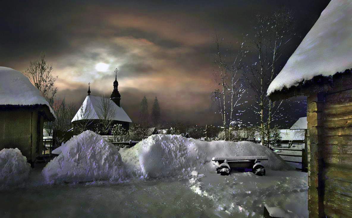 В предвкушении волшебства, под лунный ВЕЧЕР на ХУТОРЕ