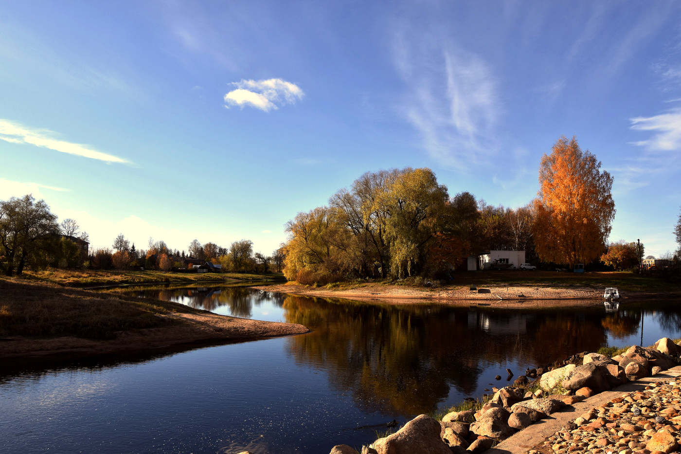 Осень на берегах реки Полисть