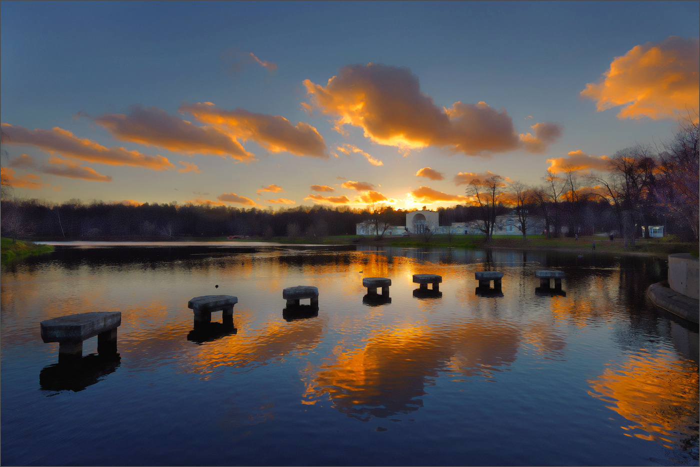 Холодный вечер.