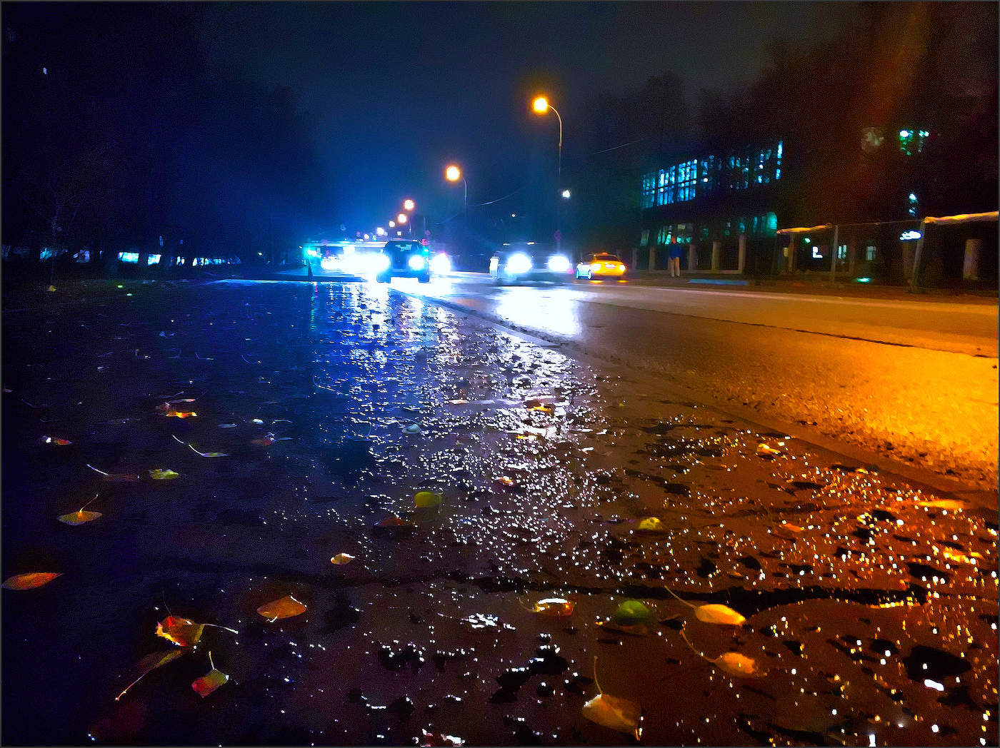 Светлячки на улице Скрябина.