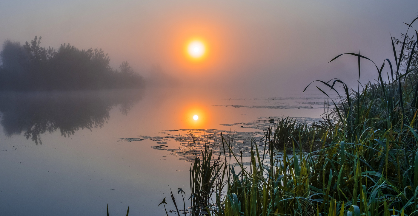 Осенний рассвет.