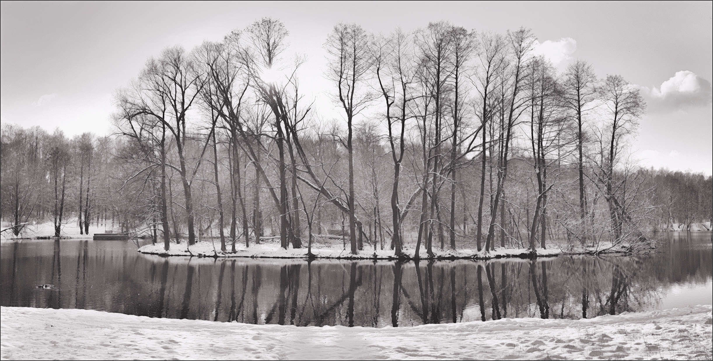 Первый снег.