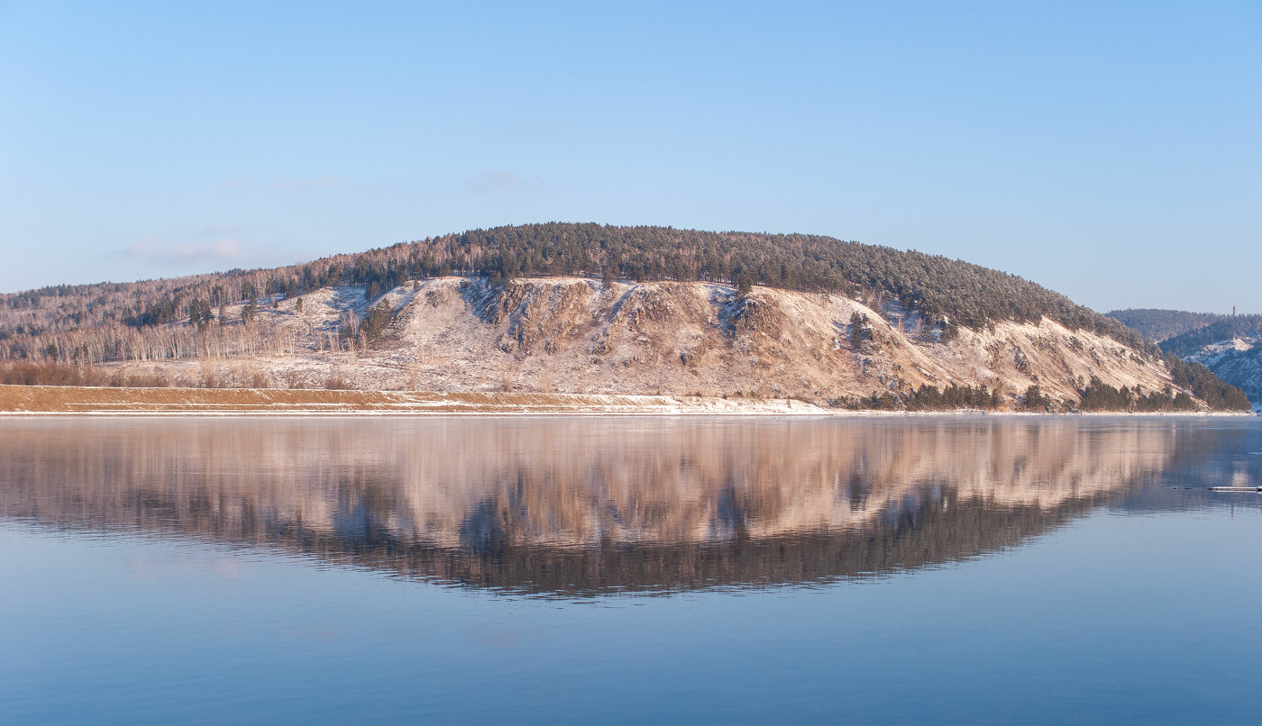 Енисей в ноябре.