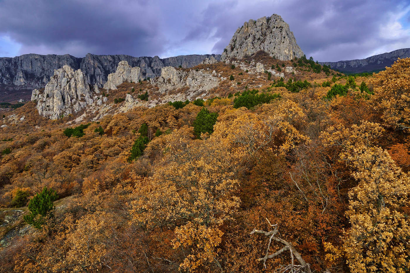 Ноябрь на склонах Ай-Петри
