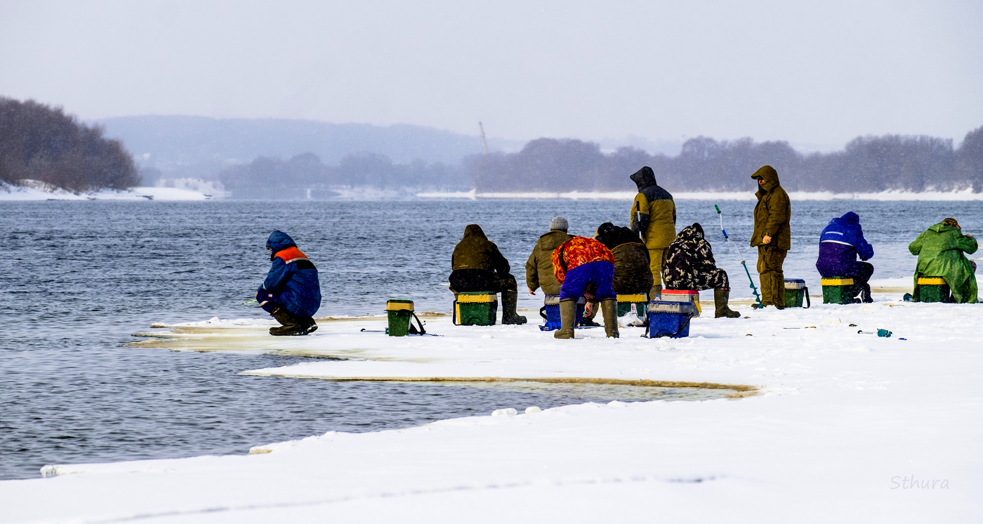 Зимняя рыбалка.