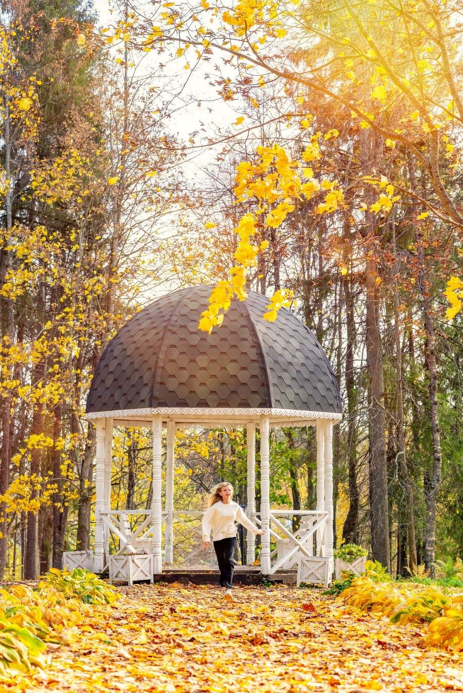 Беседка в дворянском парке