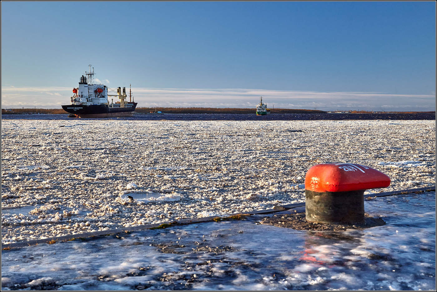 Ноябрь на Северной Двине.