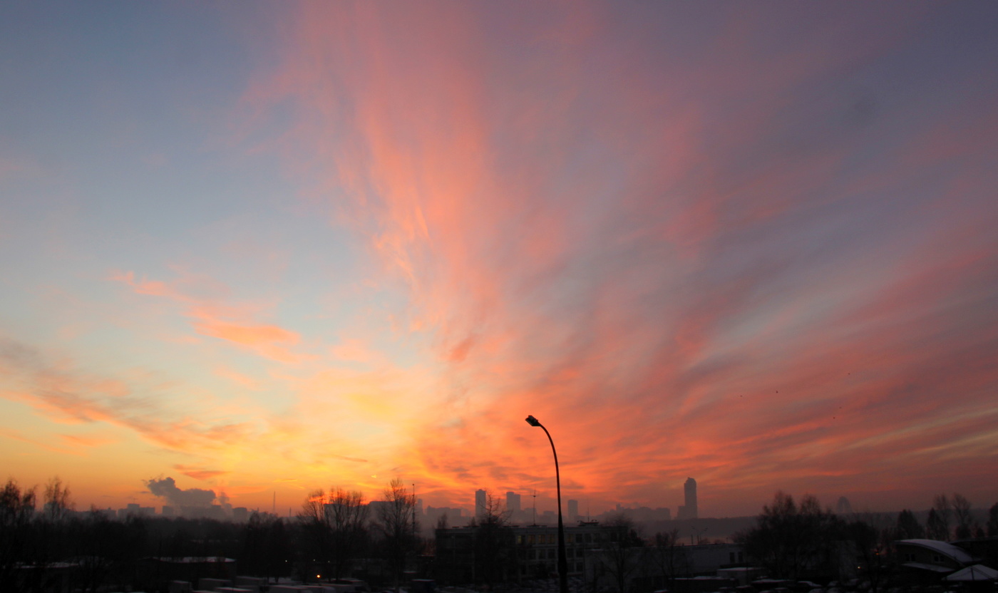 Восход,1 декабря.