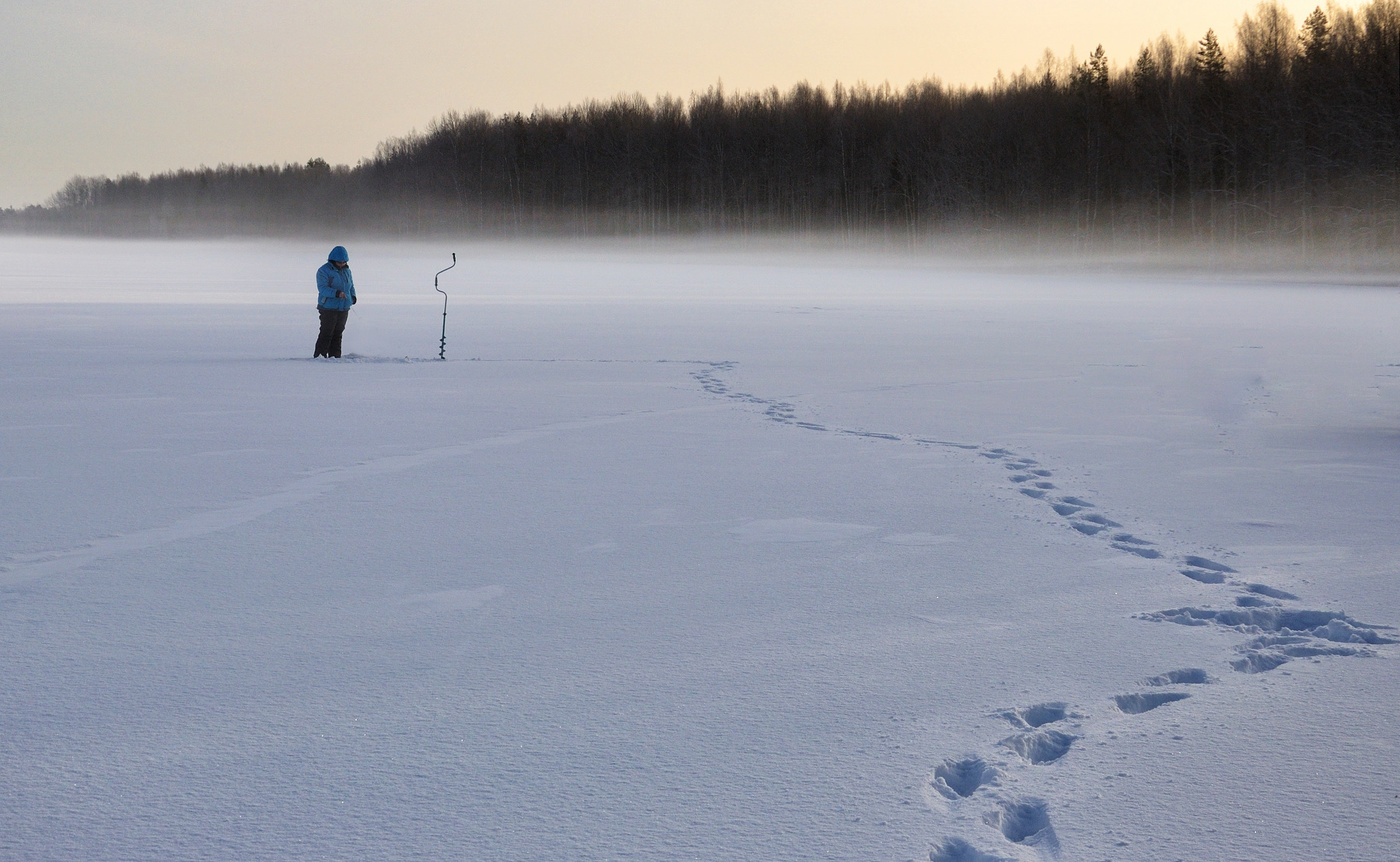 В поисках окуня.