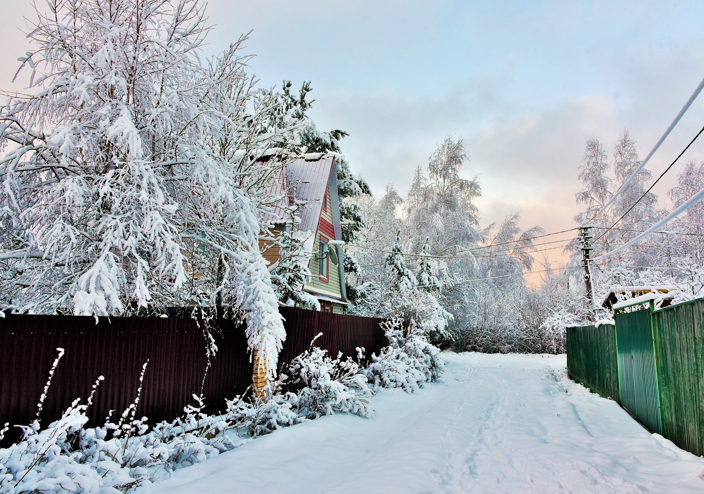"Как поработала зима !.."