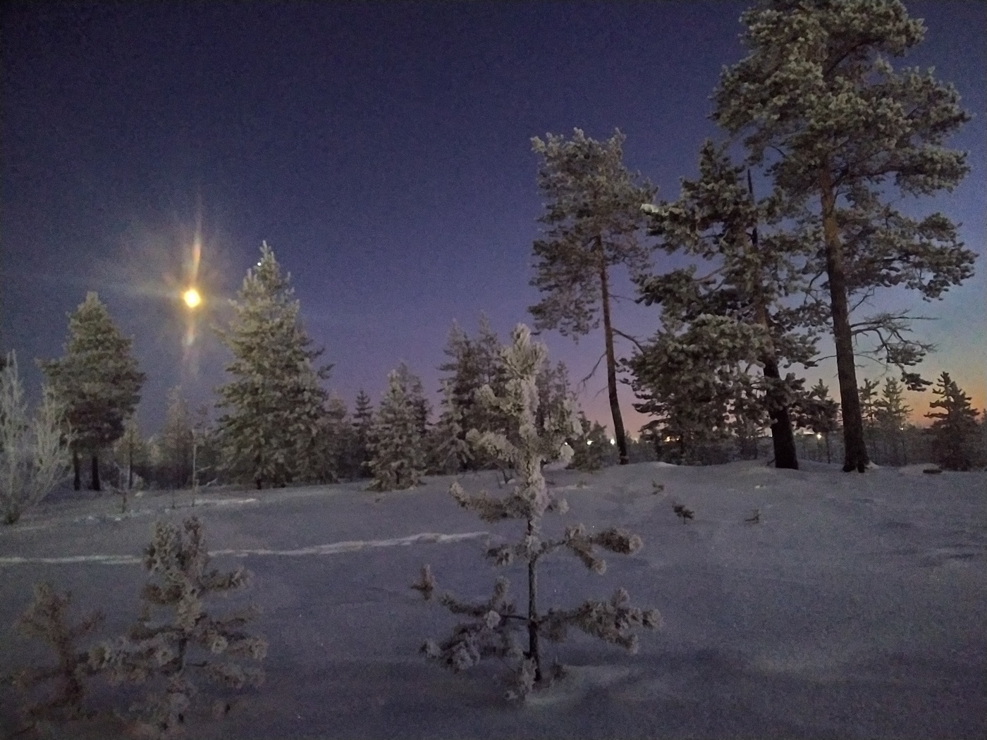 Лунная ночь.