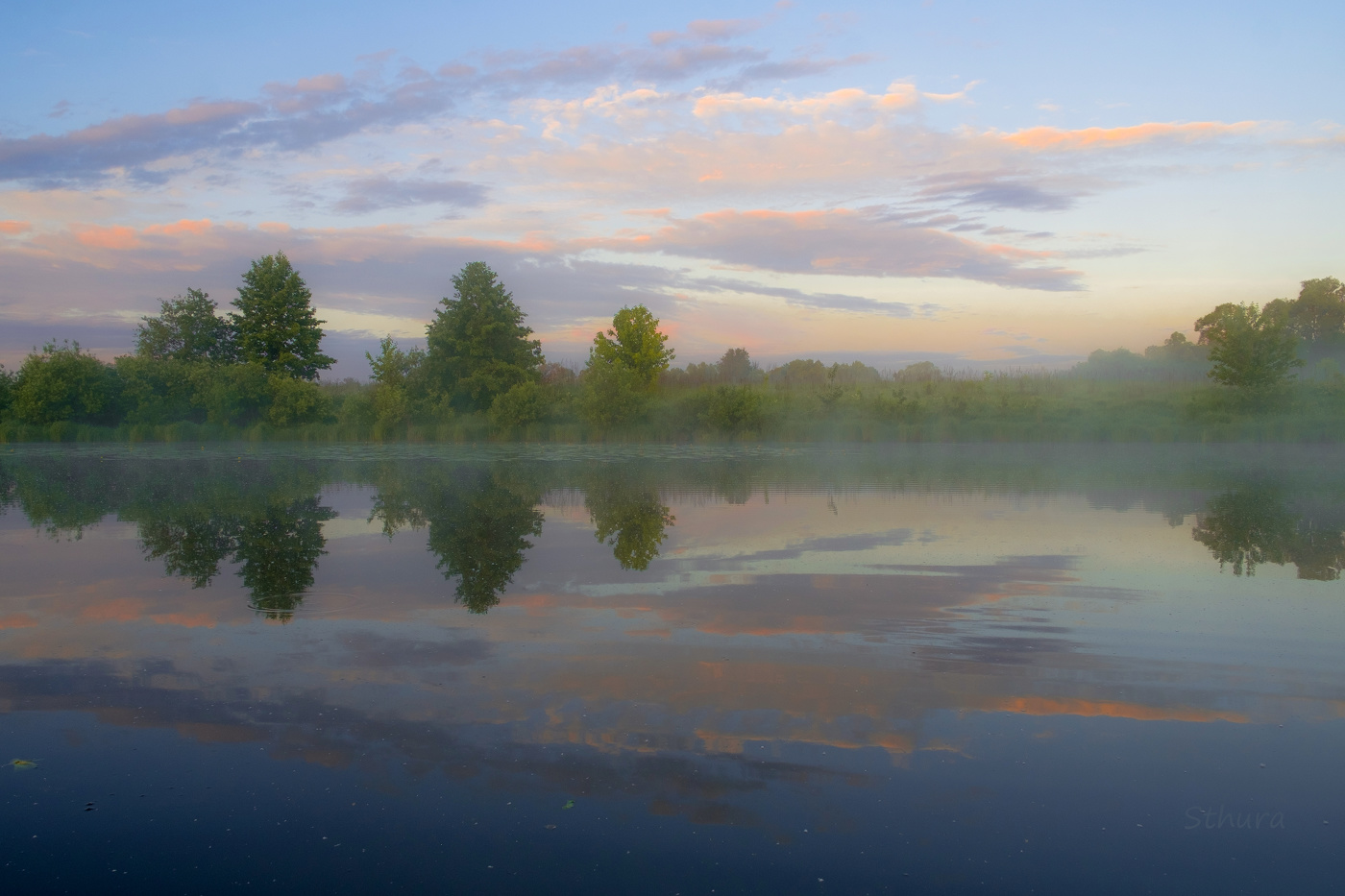 Утро летнее.